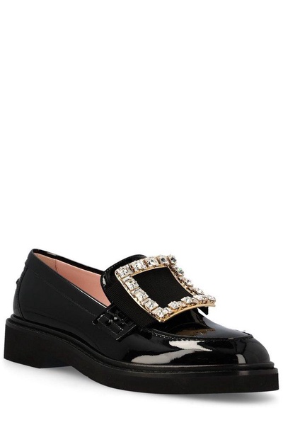 Roger Vivier Embellished Slip-On Loafers