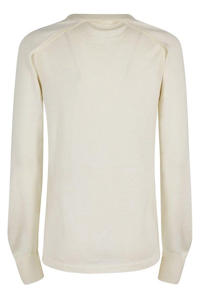 Helmut Lang Shrug Cut-Out Detailed Crewneck Jumper