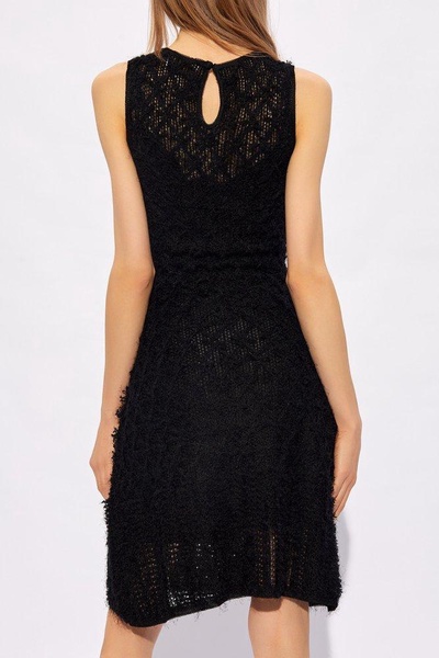 Chloé Lace Detailed Flared Mini Dress