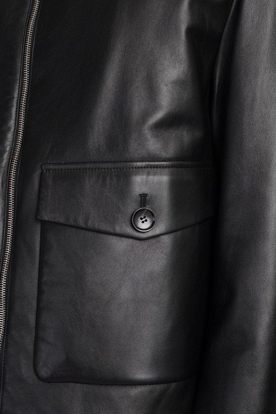 Bally Zipped Leather Jacket