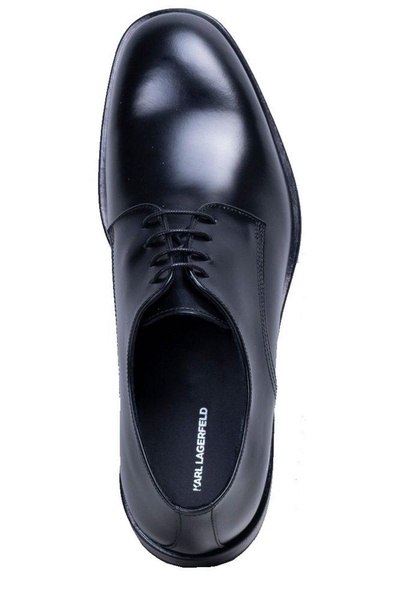 Karl Lagerfeld Round-Toe Lace-Up Shoes