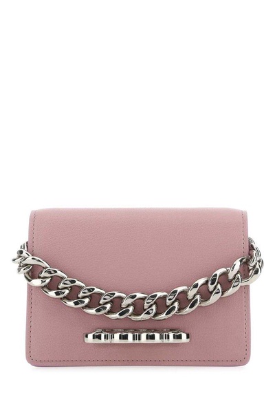 Alexander McQueen Four-Ring Mini Crossbody Bag