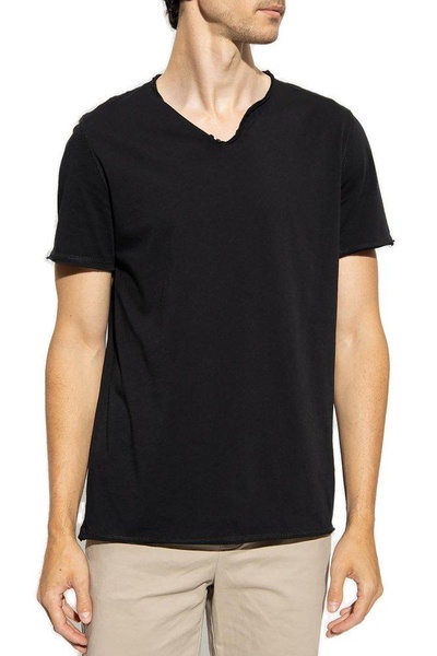 Zadig & Voltaire Henley-Neck Short-Sleeved T-Shirt