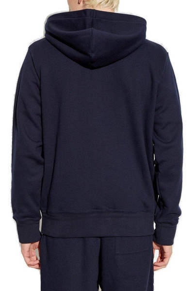 Bally Logo Embroidered Zipped Hoodie