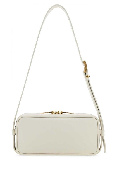 Miu Miu Logo Lettering Zip-Up Handbag