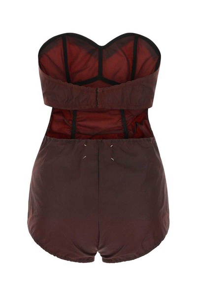 Maison Margiela Waxed Corset Strapless Bodysuit