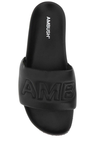 Ambush Logo Embossed Padded Slides