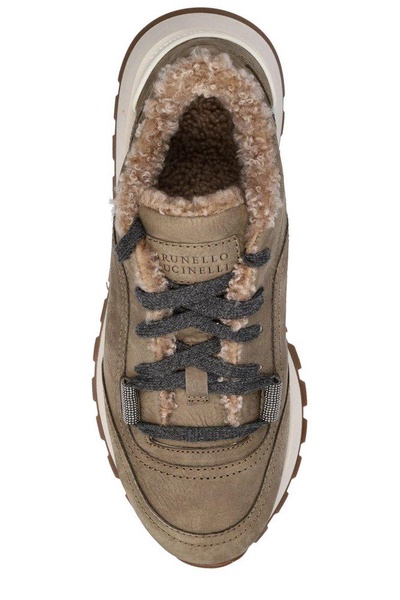 Brunello Cucinelli Lace-Up Sneakers