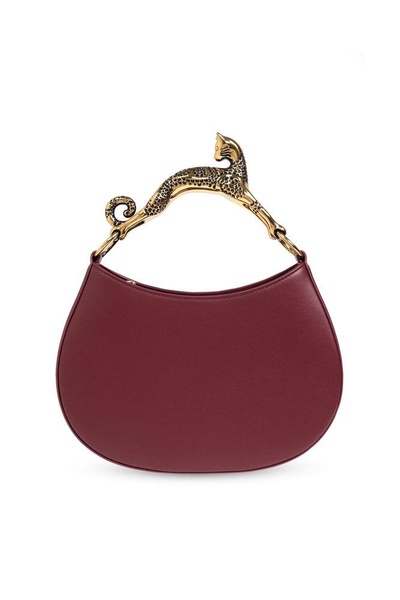 Lanvin Embellished Handle Zipped Tote Bag