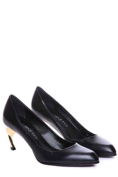 Alexander McQueen Pointed-Toe Slip-On Pumps