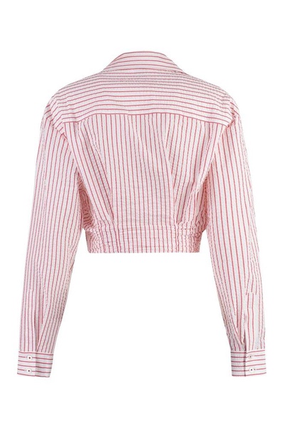 Pinko Striped Cropped Shirt