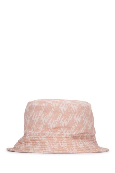 Fendi Logo Printed Bucket Hat