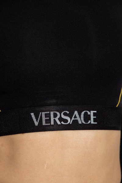 Versace Long-Sleeved Cropped Top