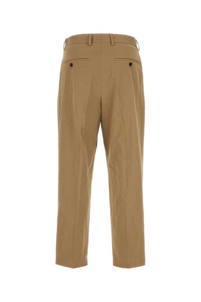 Dries Van Noten Man Biscuit Stretch Cotton Pant