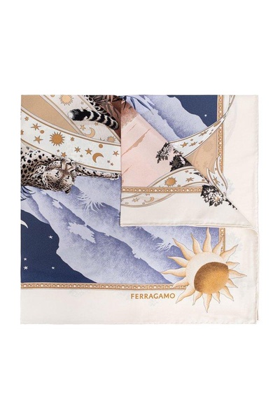 Ferragamo Pattern-Printed Scarf