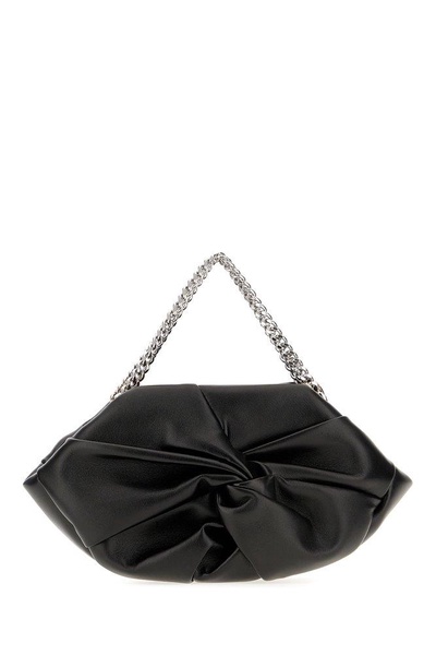 Stella McCartney Twist Detailed Chain-Linked Shoulder Bag