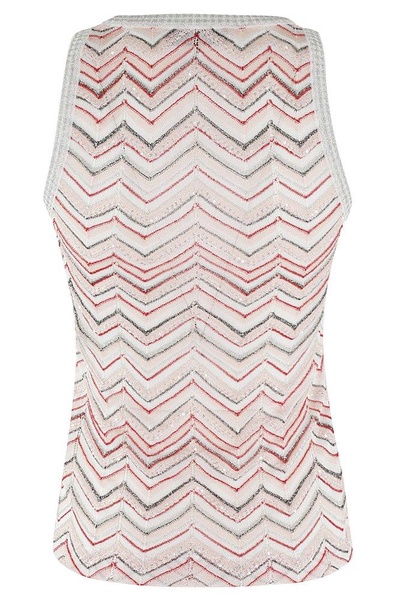 Missoni Zigzag Sequin-Embellished Scoop Neck Tank Top