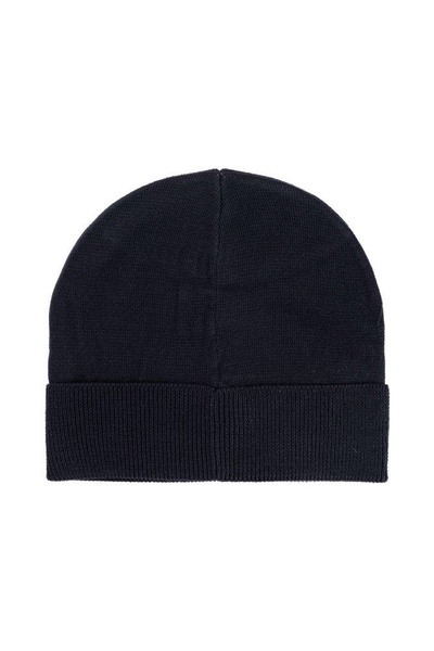 Ea7 Emporio Armani Logo Intarsia-Knit Beanie