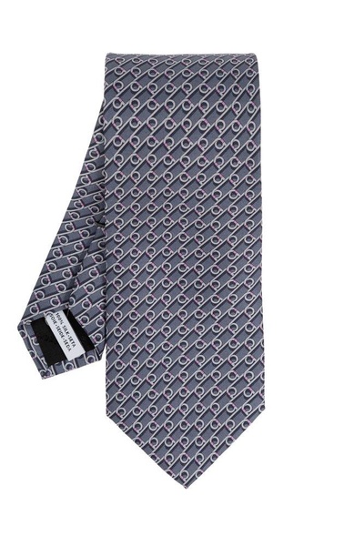 Ferragamo Graphic Printed Pointed-Tip Tie