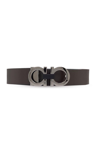 Ferragamo Gancini-Buckle Reversible Belt