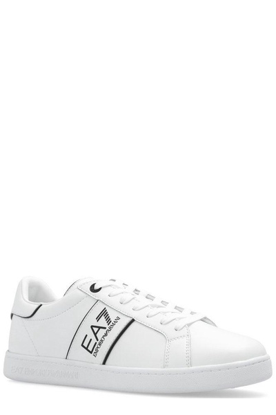 Ea7 Emporio Armani Logo-Printed Lace-Up Sneakers