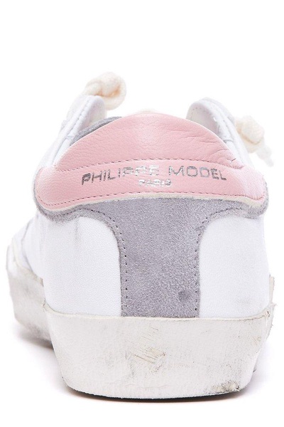 Philippe Model Logo Patch Low-Top Sneakers