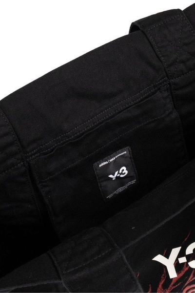 Y-3 JFA Logo Printed Shoulder Bag