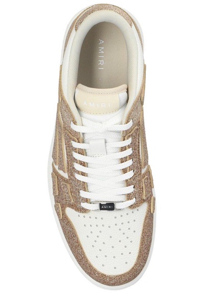 Amiri Shimmer Skel Top Sneakers