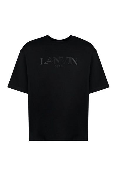 Lanvin Logo Embroidered Crewneck T-Shirt