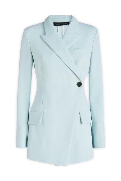 Proenza Schouler Double-Breasted Fitted Waist Blazer