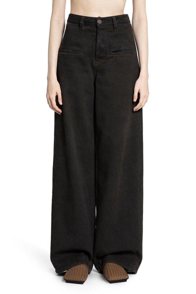 Uma Wang High-Waist Wide-Leg Ball Pants