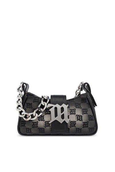 Misbhv Jacquard Monogram Chain Mini Shoulder Bag