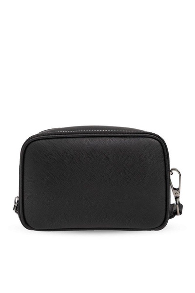 Emporio Armani Logo-Patch Zipped Wash Bag