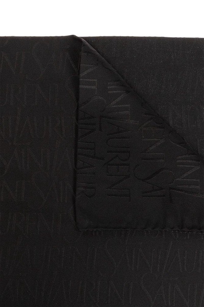 Saint Laurent Jacquard Square Scarf