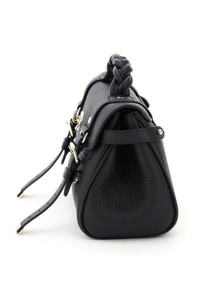 Alexa Heavy Grain Mini Leather Crossbody  Bag