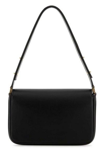 Patou Le Patou Lock Foldover Top Shoulder Bag