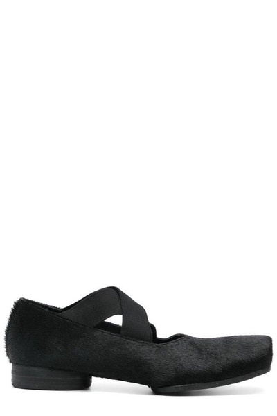 Uma Wang Elasticated Strap Ballerina Shoes