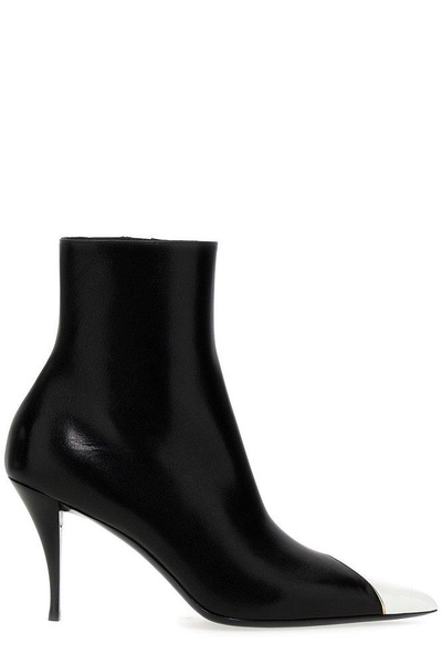 Saint Laurent Jam Pointed-Toe Ankle Boots