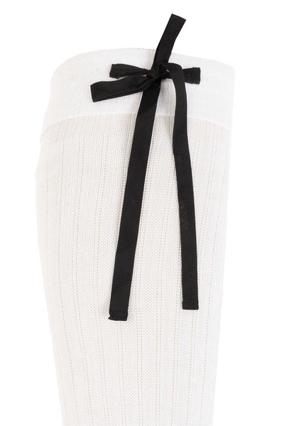 Maison Margiela Bow Detailed Long Socks