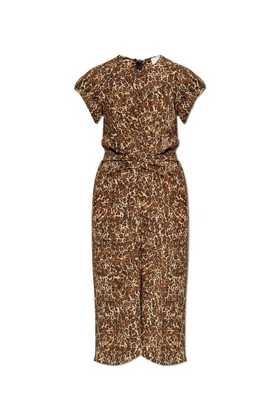 Isabel Marant Terena Leopard-Printed Dress