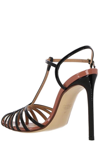 Francesco Russo Strapped Buckled Heel Sandals