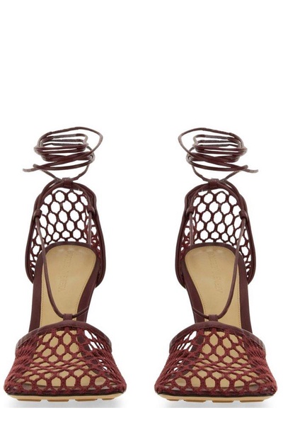 Bottega Veneta Stretch Lace-Up Pumps