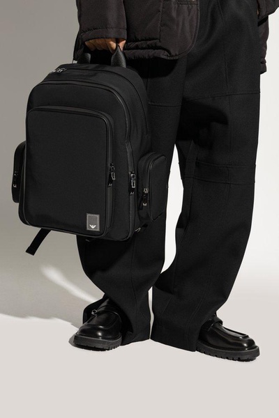 Emporio Armani Backpack With Logo Patch