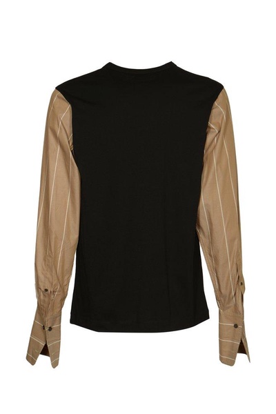 Dries Van Noten Cuff-Sleeved Crewneck T-Shirt