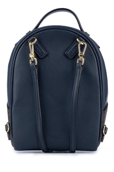 Bally Monogram Printed Zipped Backpack