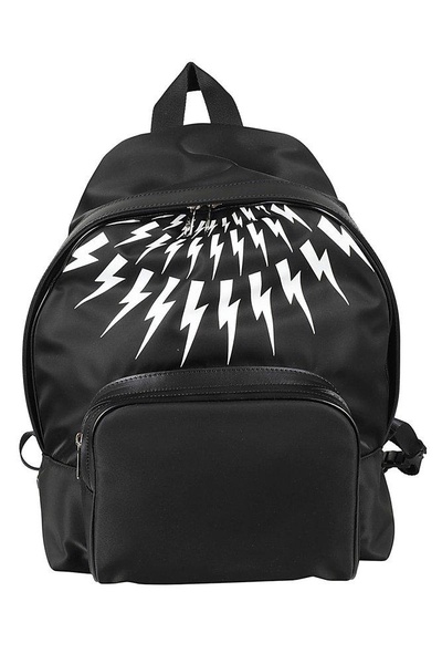 Neil Barrett Thunder Printed Zipped Backpack