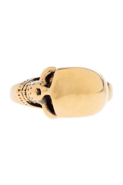 Alexander McQueen The Side Skull Ring