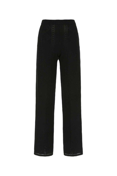 Marine Serre Crescent Moon Patterned High-Waist Trousers