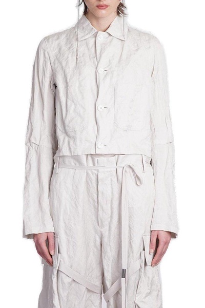 Ann Demeulemeester Crumpled Effect Jacket