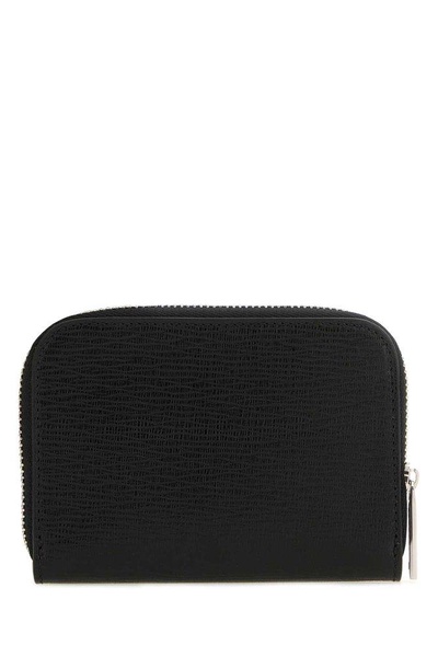 Ferragamo Gancini-Plaque Zipped Wallet